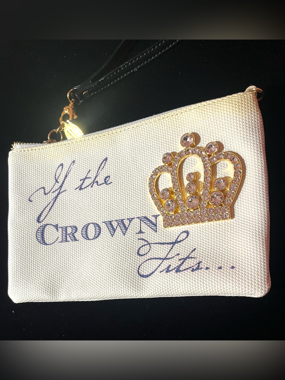 My Flat in London Canvas Cosmetic Pouch Wristlet